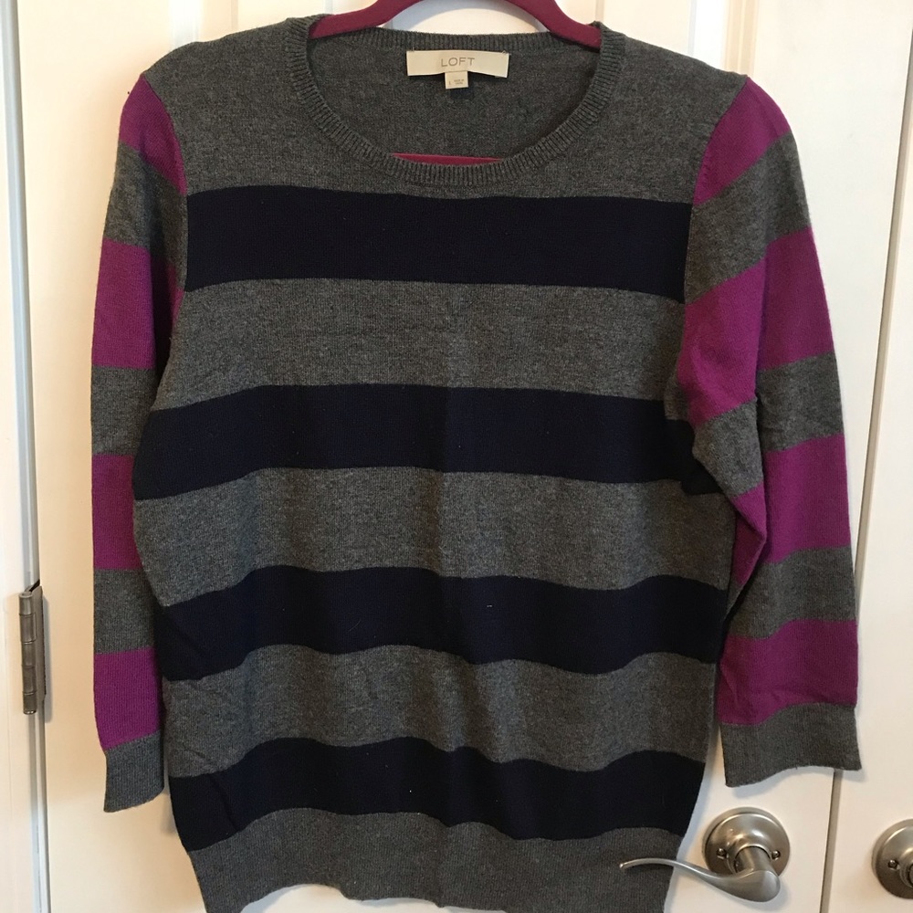 Loft Striped Sweater